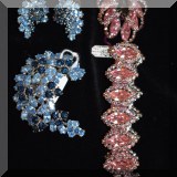 J153. Rhinestone jewelry sets.